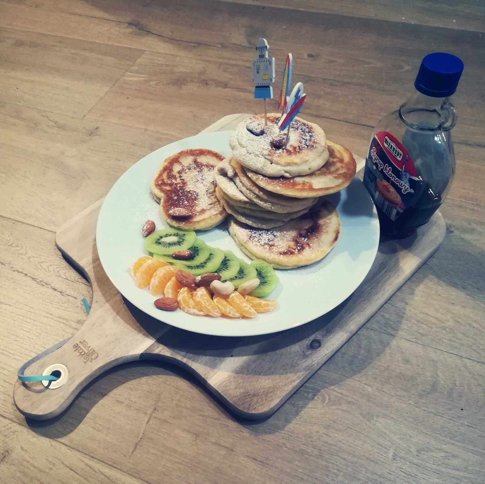 Placki z nutą pomarańczy i wanilii.