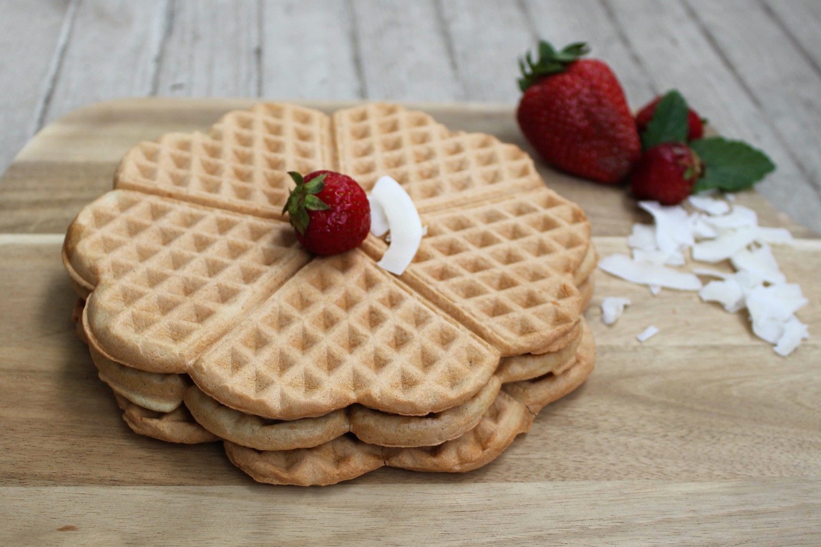 Gofry owsiane (bezglutenowe i bezmleczne)