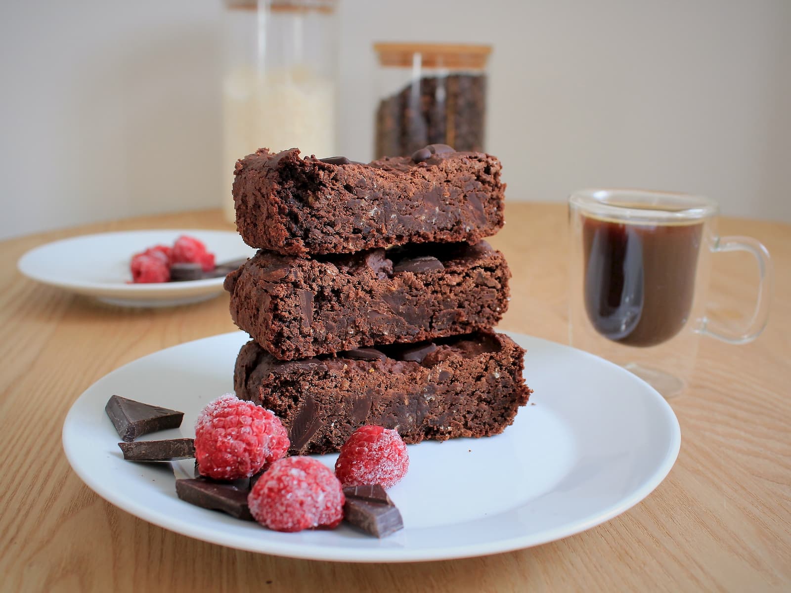 Brownie z czerwonej fasoli (wegańskie, bezglutenowe)